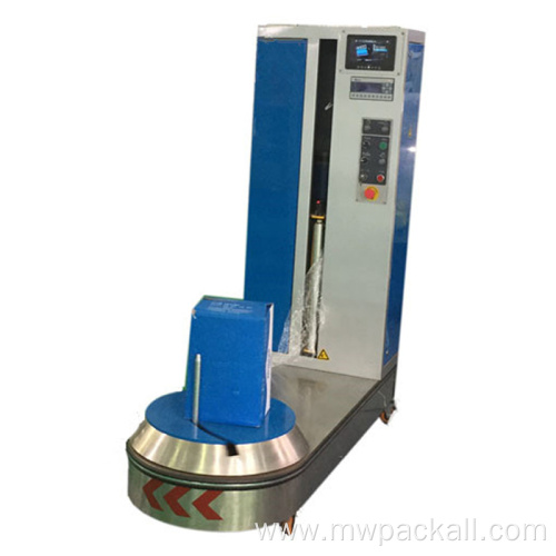 Suitcase wrapping machine airport luggage wrap packing machine price
